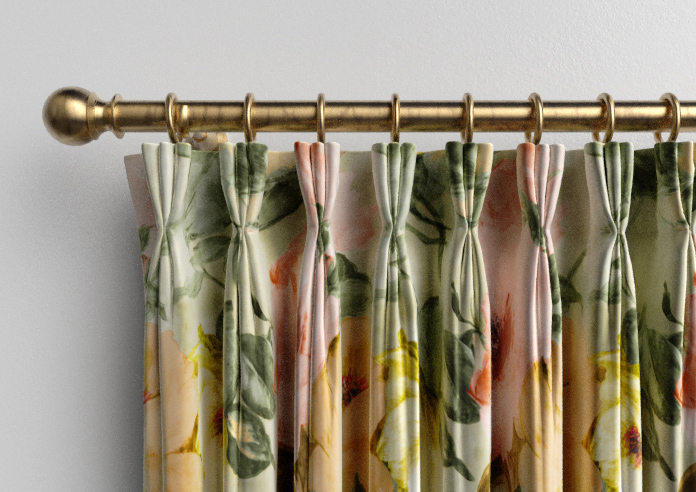 Amelia Faux Silk, Honeydew - Made to Measure Curtain - Image 11